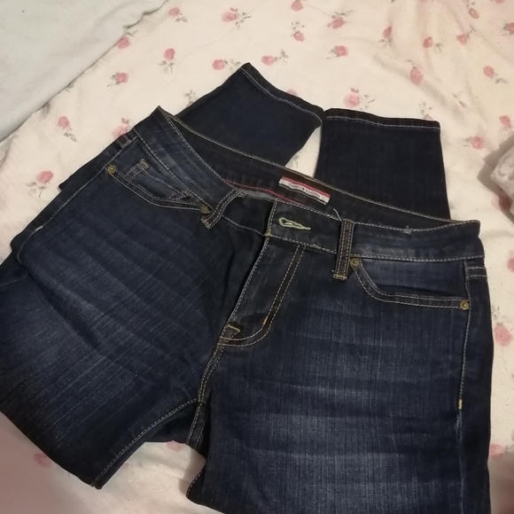 Tommy Hilfiger Dark Blue Skinny Jeans - Picture 2 of 3